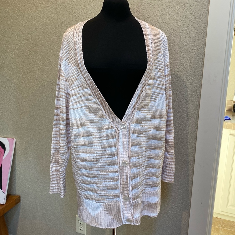Men’s MISSONI EUC beige cardigan | sz 48 Italian
